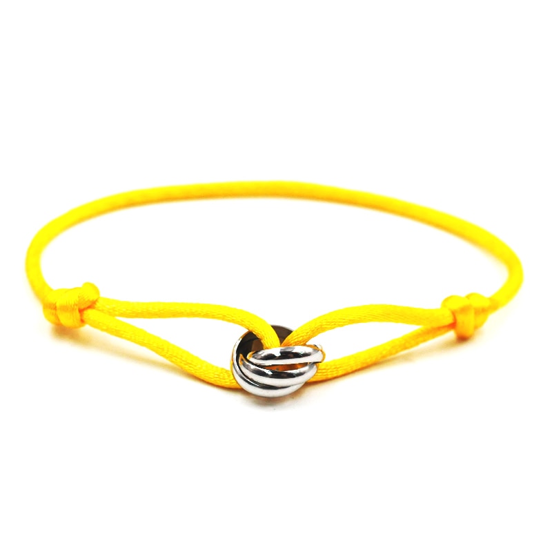 Metal Adjustable Rope Bracelet