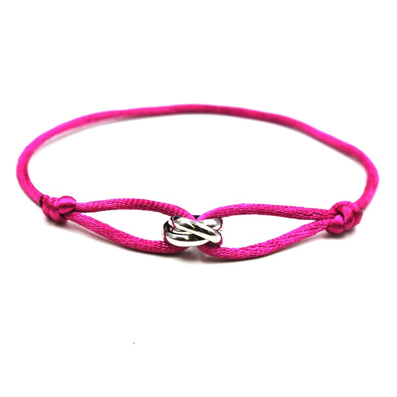 Metal Adjustable Rope Bracelet