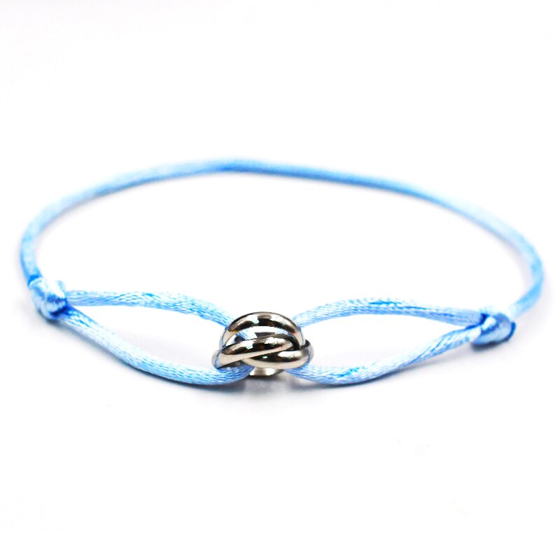 Metal Adjustable Rope Bracelet