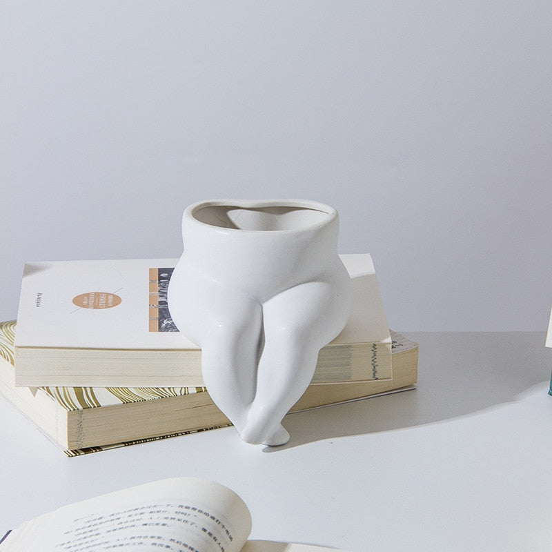 Ceramic Leg Vase