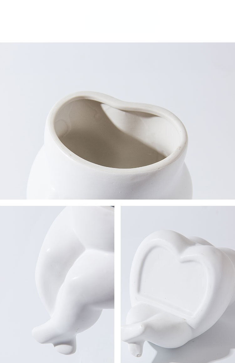 Ceramic Leg Vase