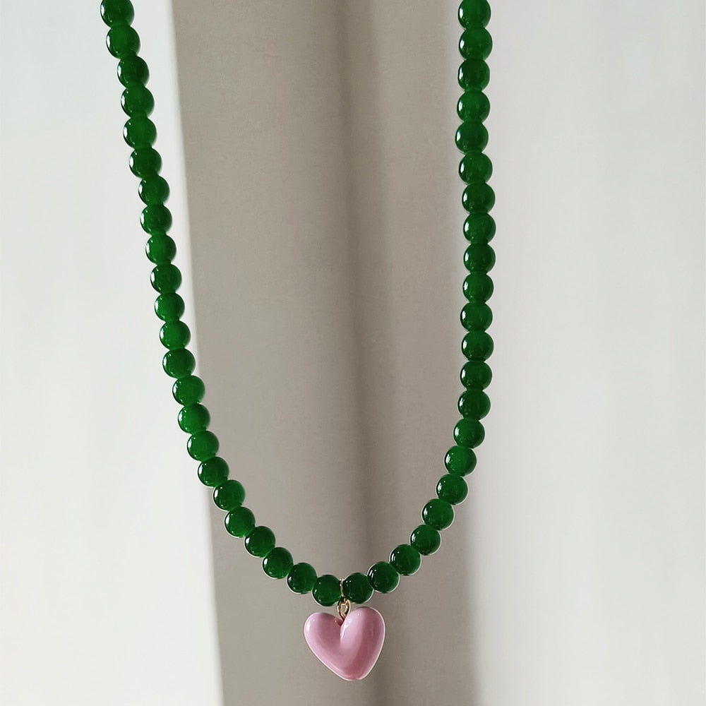 Love Heart Adjustable Choker