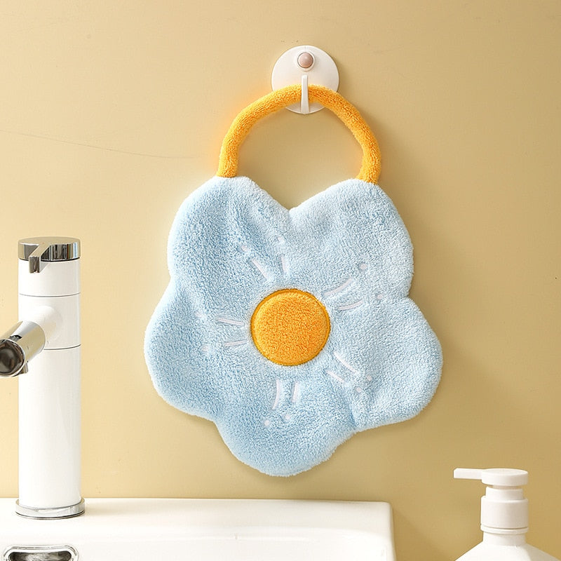 Flower Hand Towel