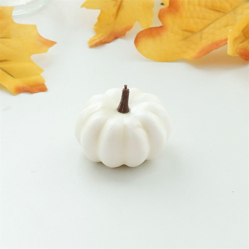 Mini Artificial Halloween Pumpkins