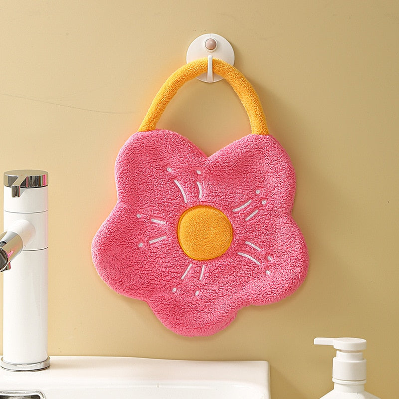 Flower Hand Towel