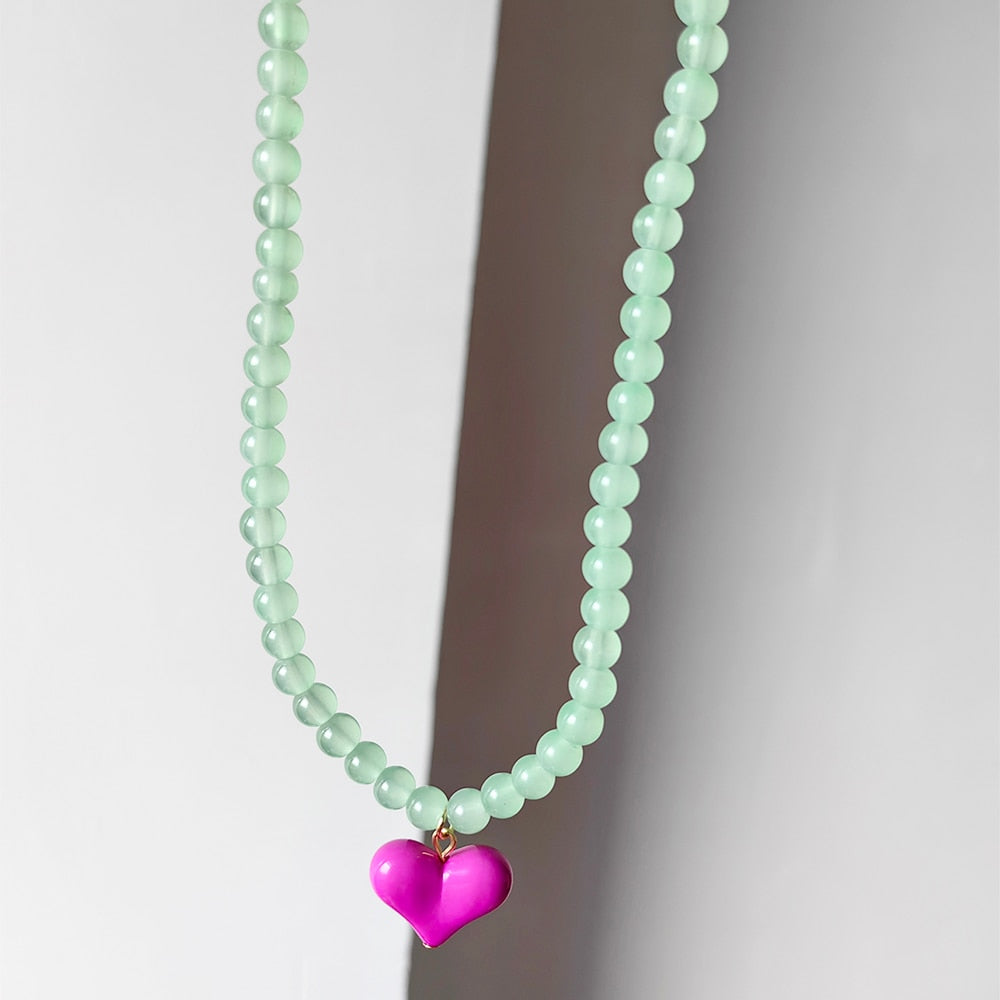 Love Heart Adjustable Choker