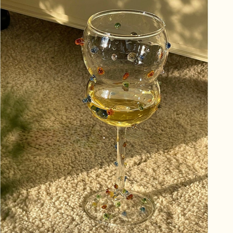 Colour Gem Wine Glass