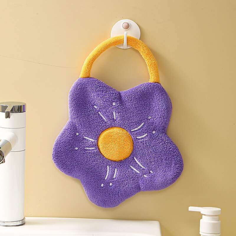 Flower Hand Towel