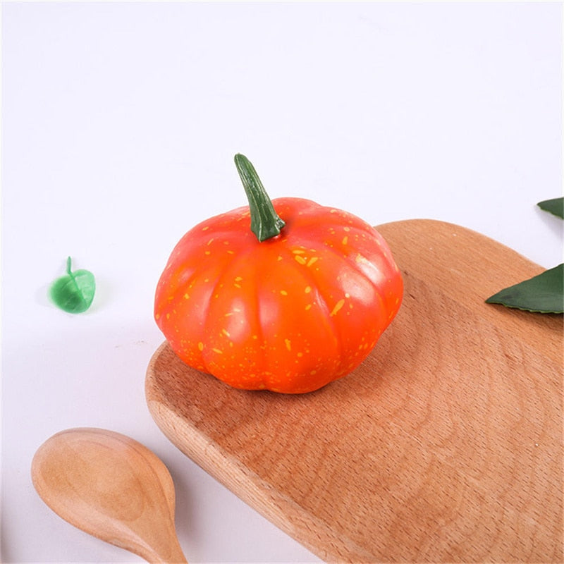 Mini Artificial Halloween Pumpkins