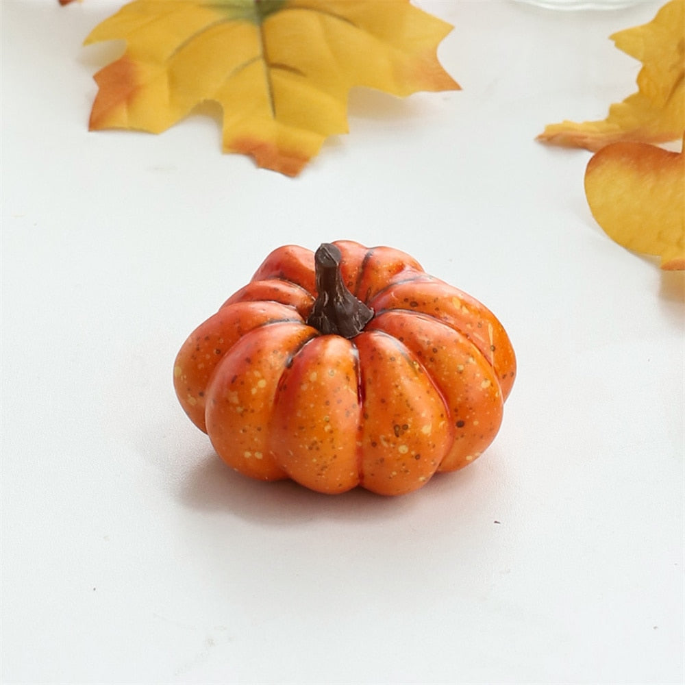 Mini Artificial Halloween Pumpkins