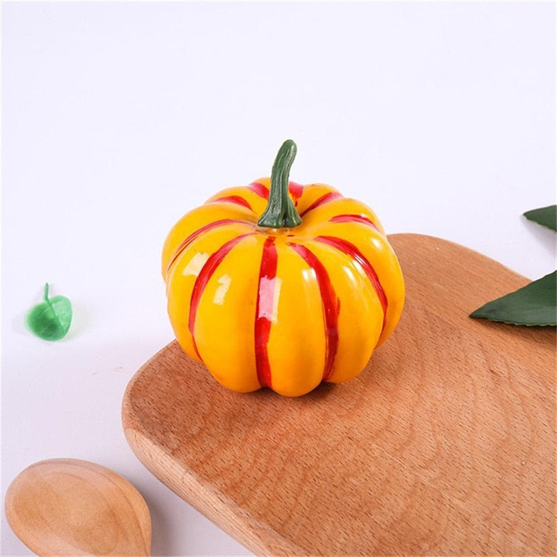 Mini Artificial Halloween Pumpkins