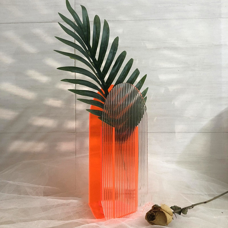 Colourful Acrylic  Vase