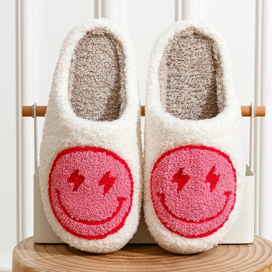 Lightning Smiley Slippers