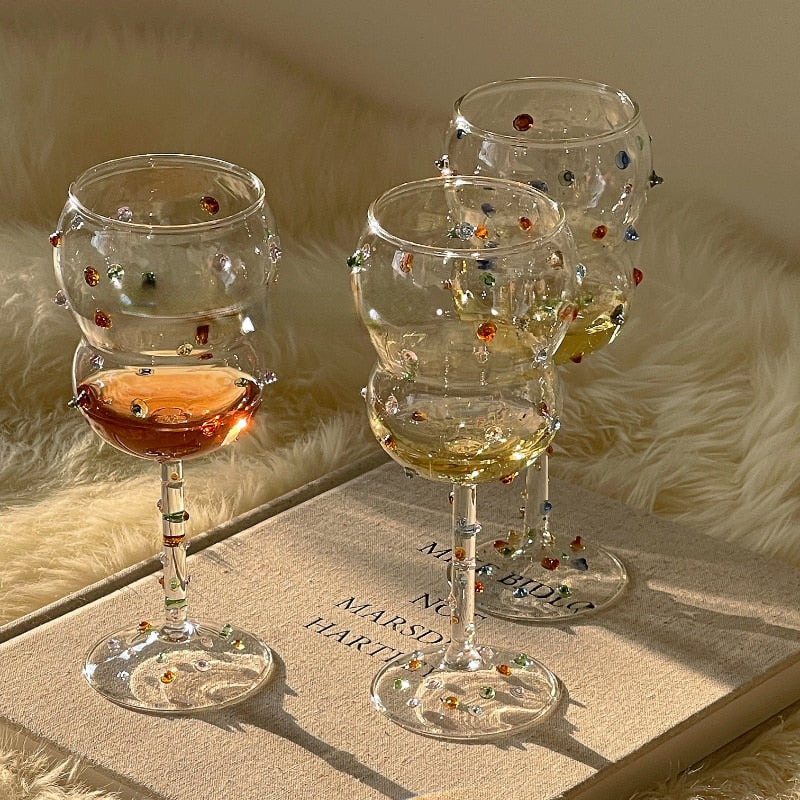 Colour Gem Wine Glass