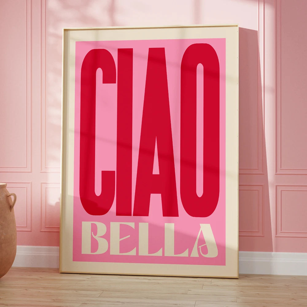 Ciao Bella Canvas Print