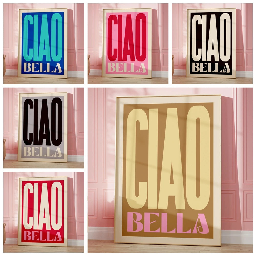 Ciao Bella Canvas Print