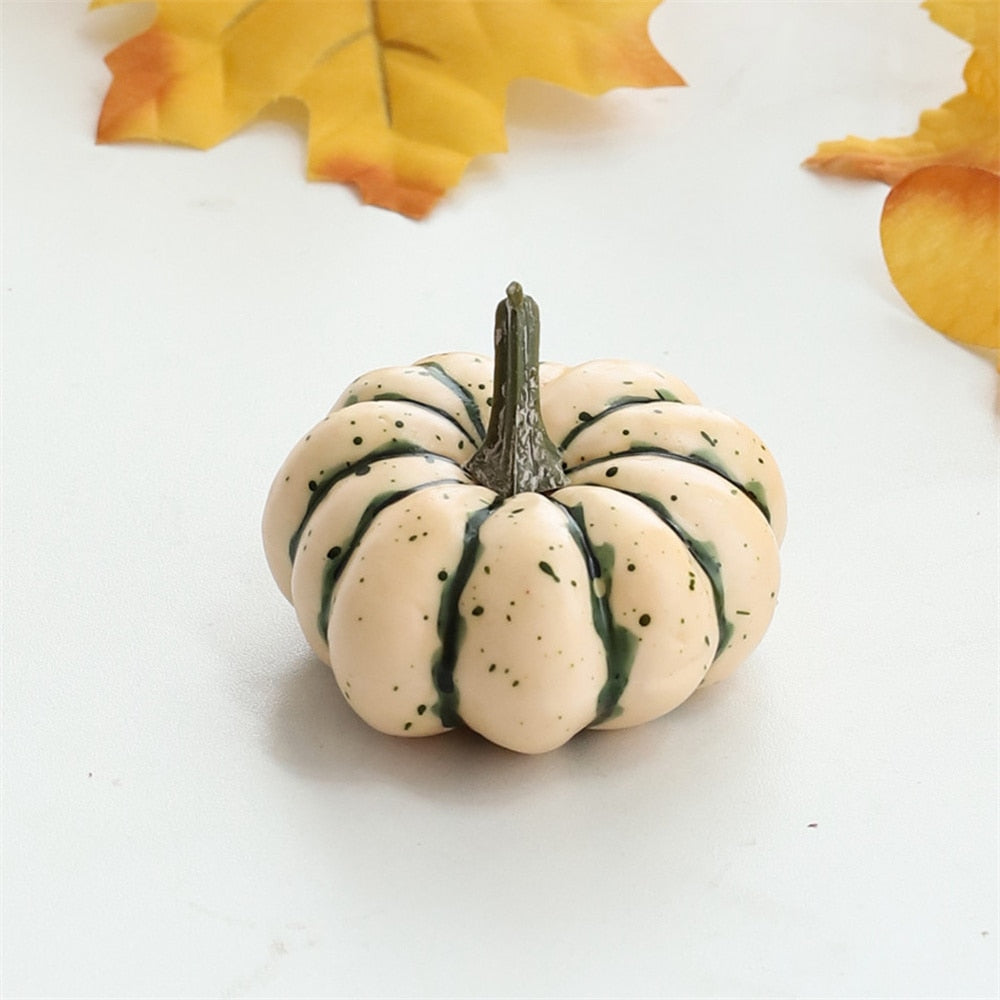 Mini Artificial Halloween Pumpkins