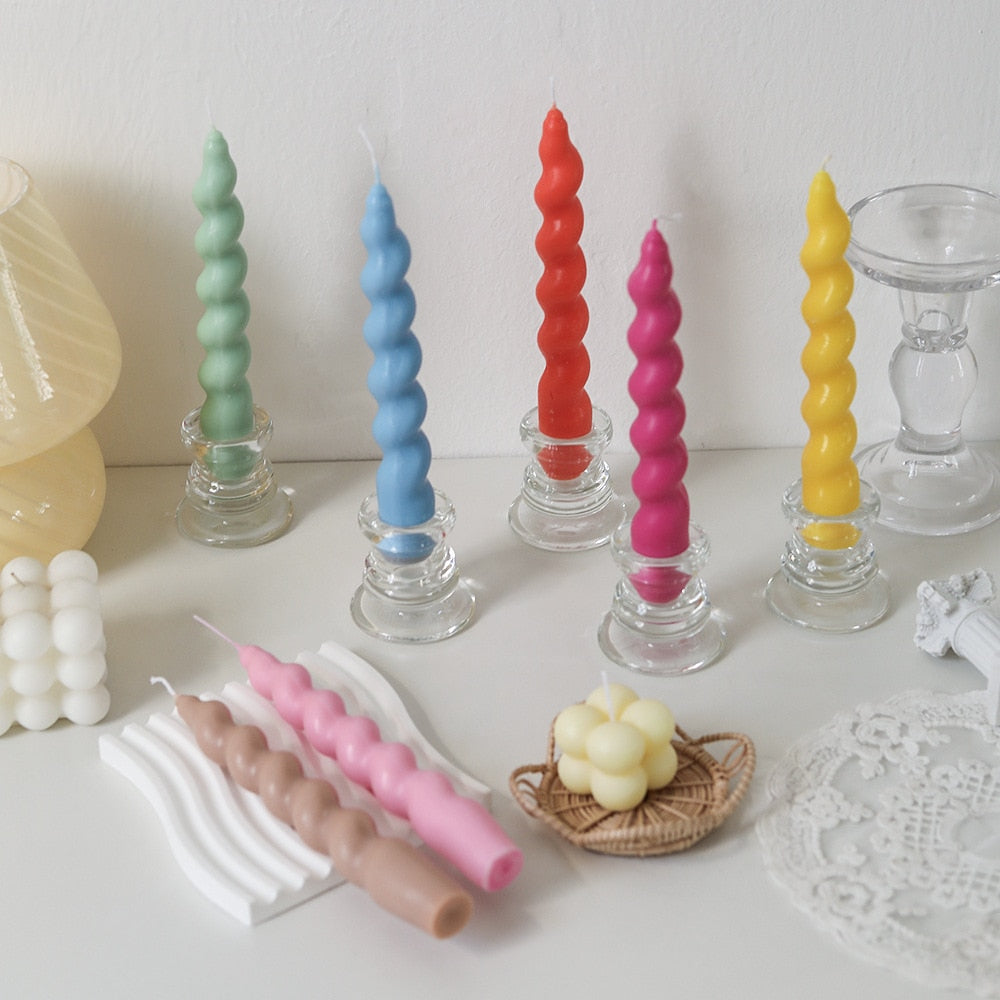 Spiral Pillar Candle