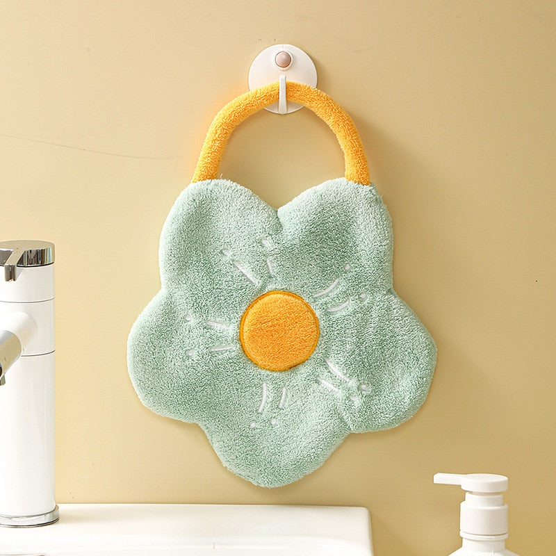 Flower Hand Towel