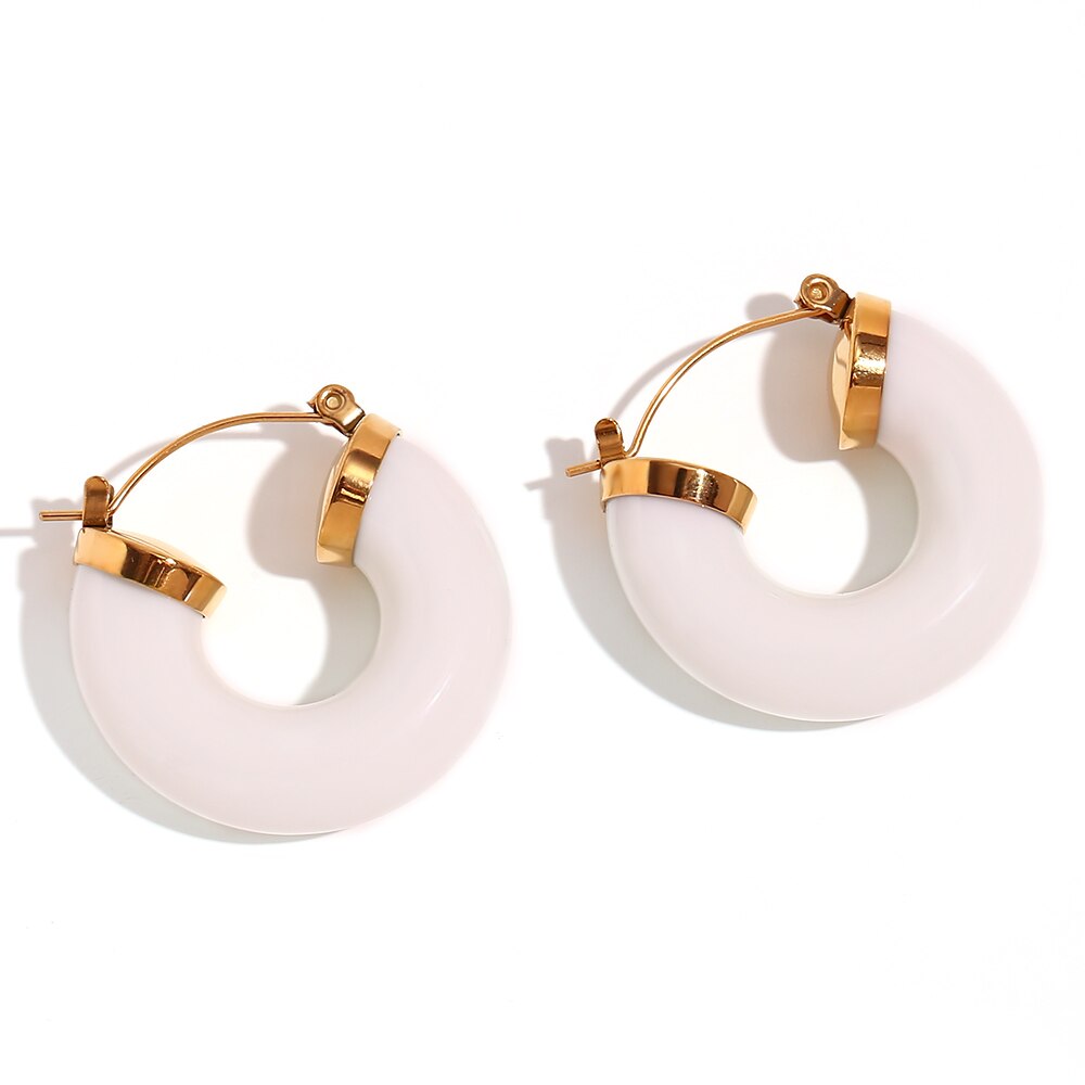 Acrylic Chunky Hoops