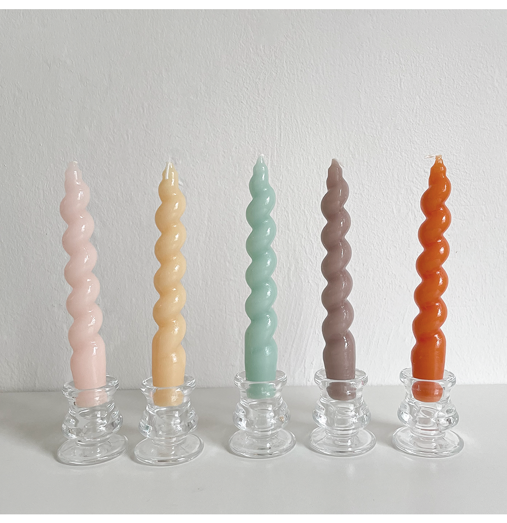 Spiral Pillar Candle