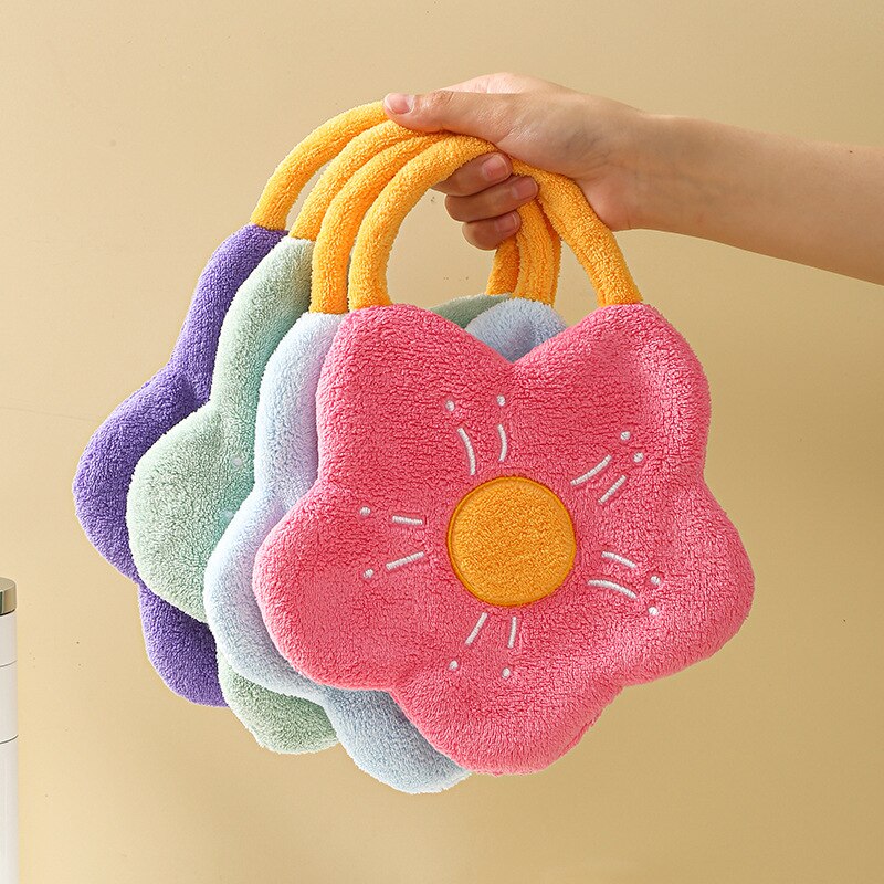 Flower Hand Towel