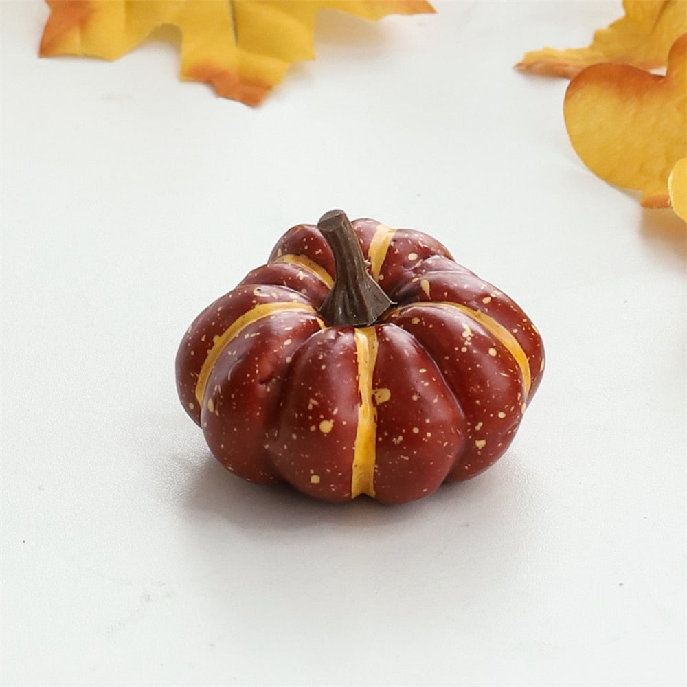 Mini Artificial Halloween Pumpkins