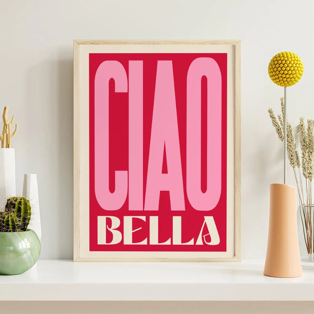 Ciao Bella Canvas Print