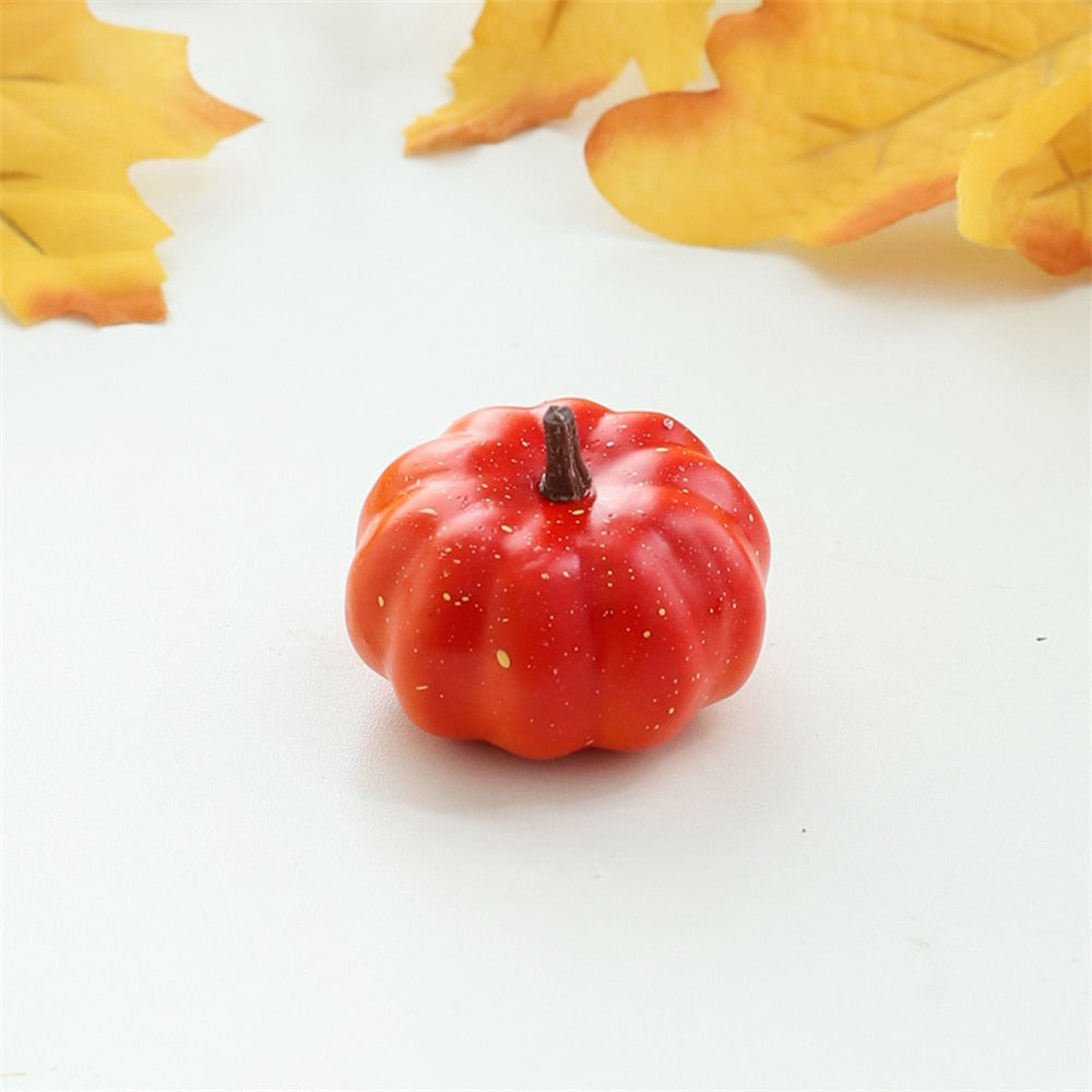 Mini Artificial Halloween Pumpkins