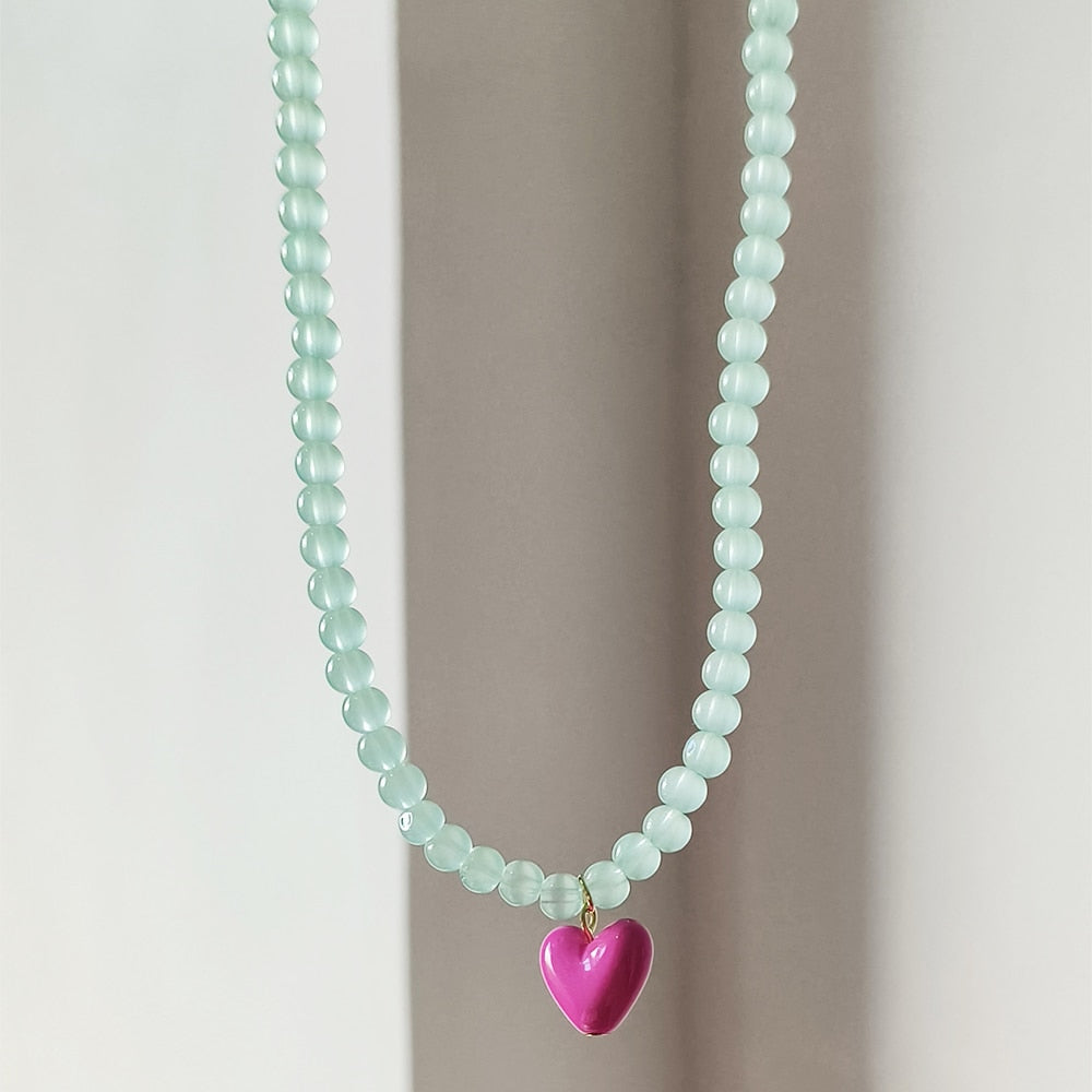 Love Heart Adjustable Choker