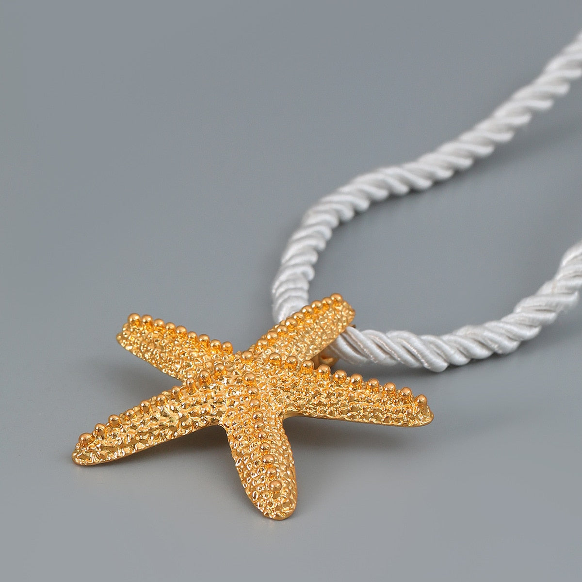 Gold Starfish Choker