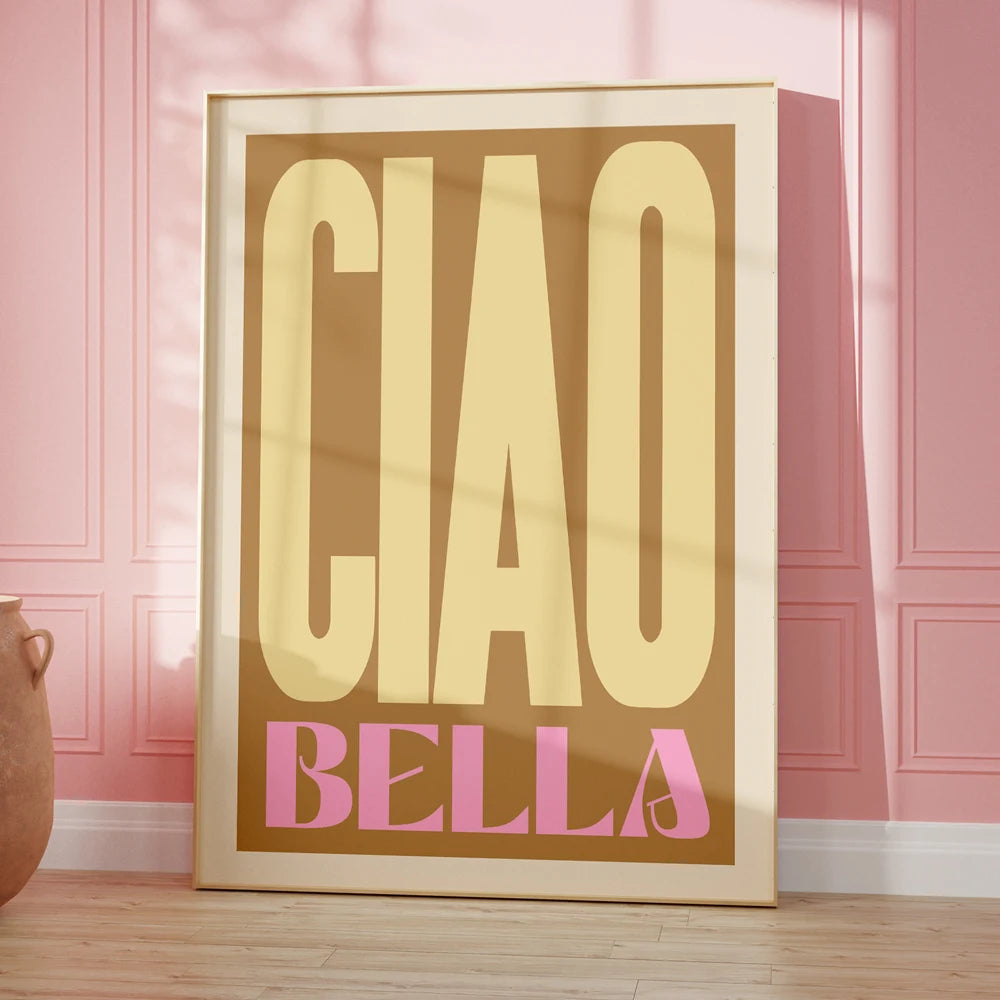 Ciao Bella Canvas Print