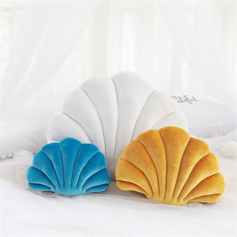 Seashell Plush Cushions