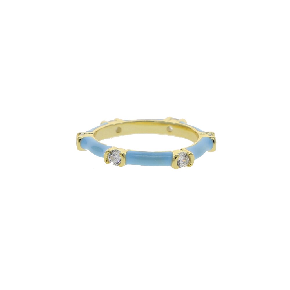 Pastel Enamel Stacking Rings