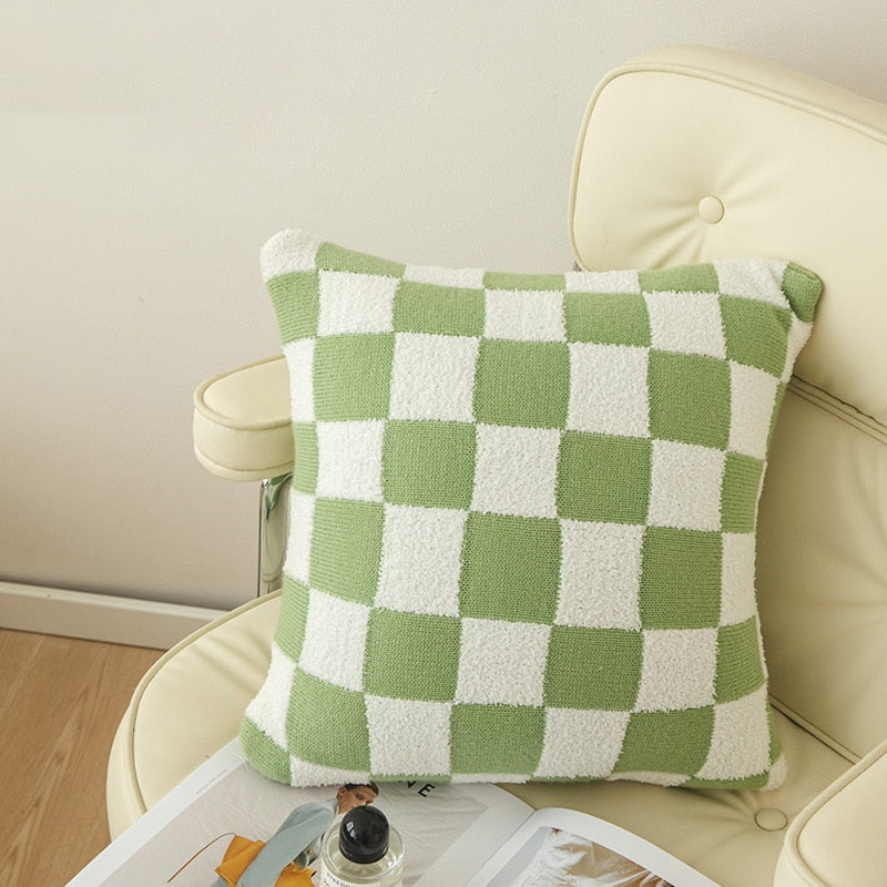 Checkerboard Cushion Cover