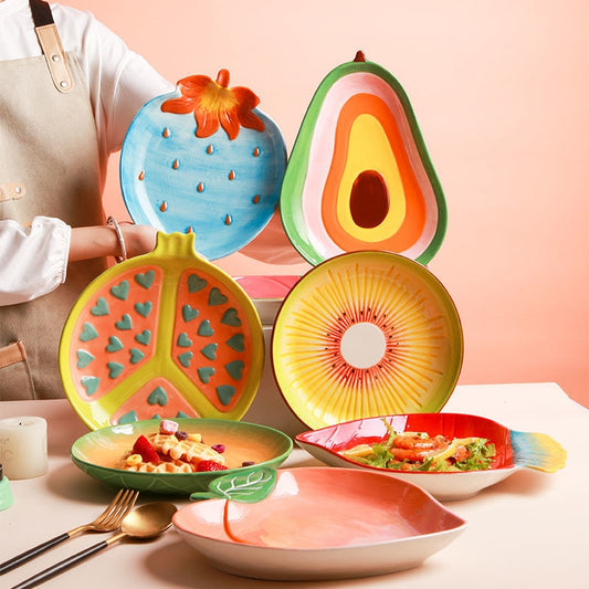 Ceramic Fruit Plates