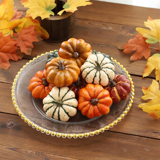 Mini Artificial Halloween Pumpkins