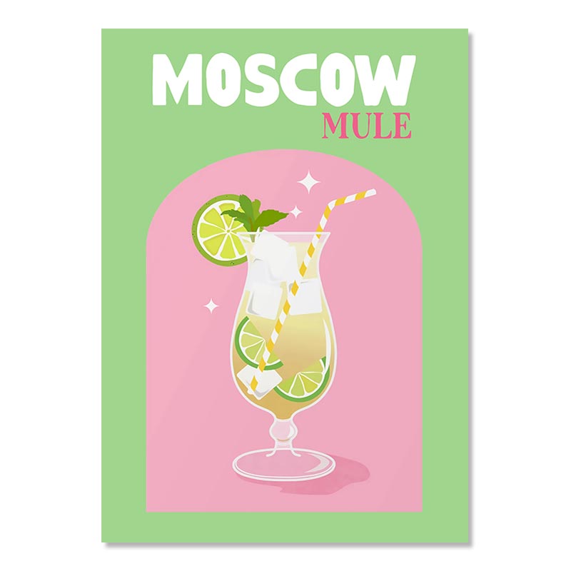 Pastel Cocktail Canvas Print