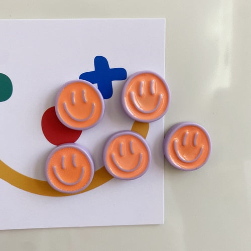 Smiley Face Refrigerator Magnets