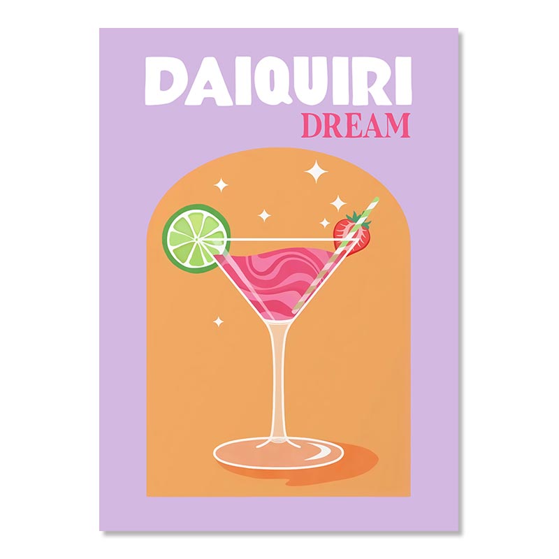 Pastel Cocktail Canvas Print