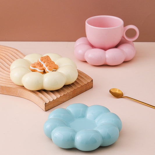 Pastel Bubble Mug And Plate Set