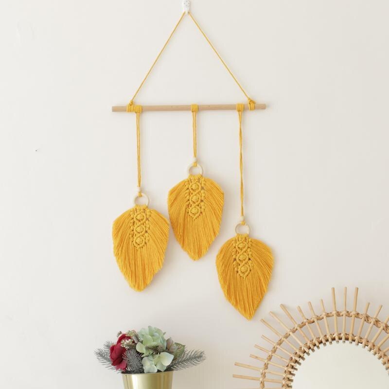 Feather Macrame Wall Hanging