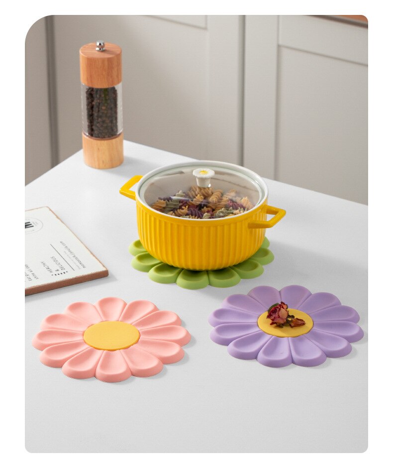 Daisy Flower Heat Proof Mat