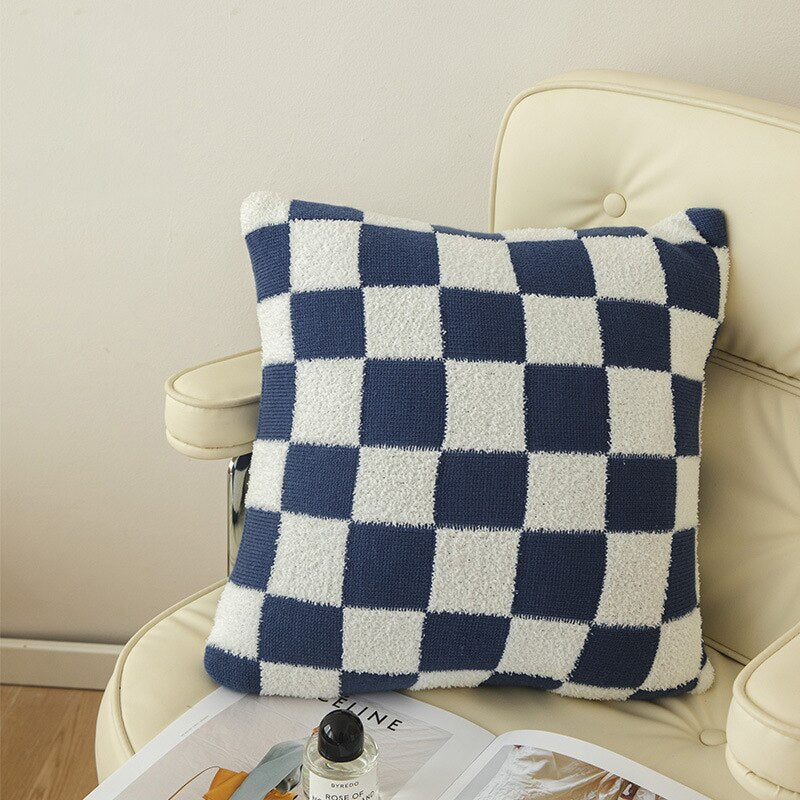 Checkerboard Cushion Cover