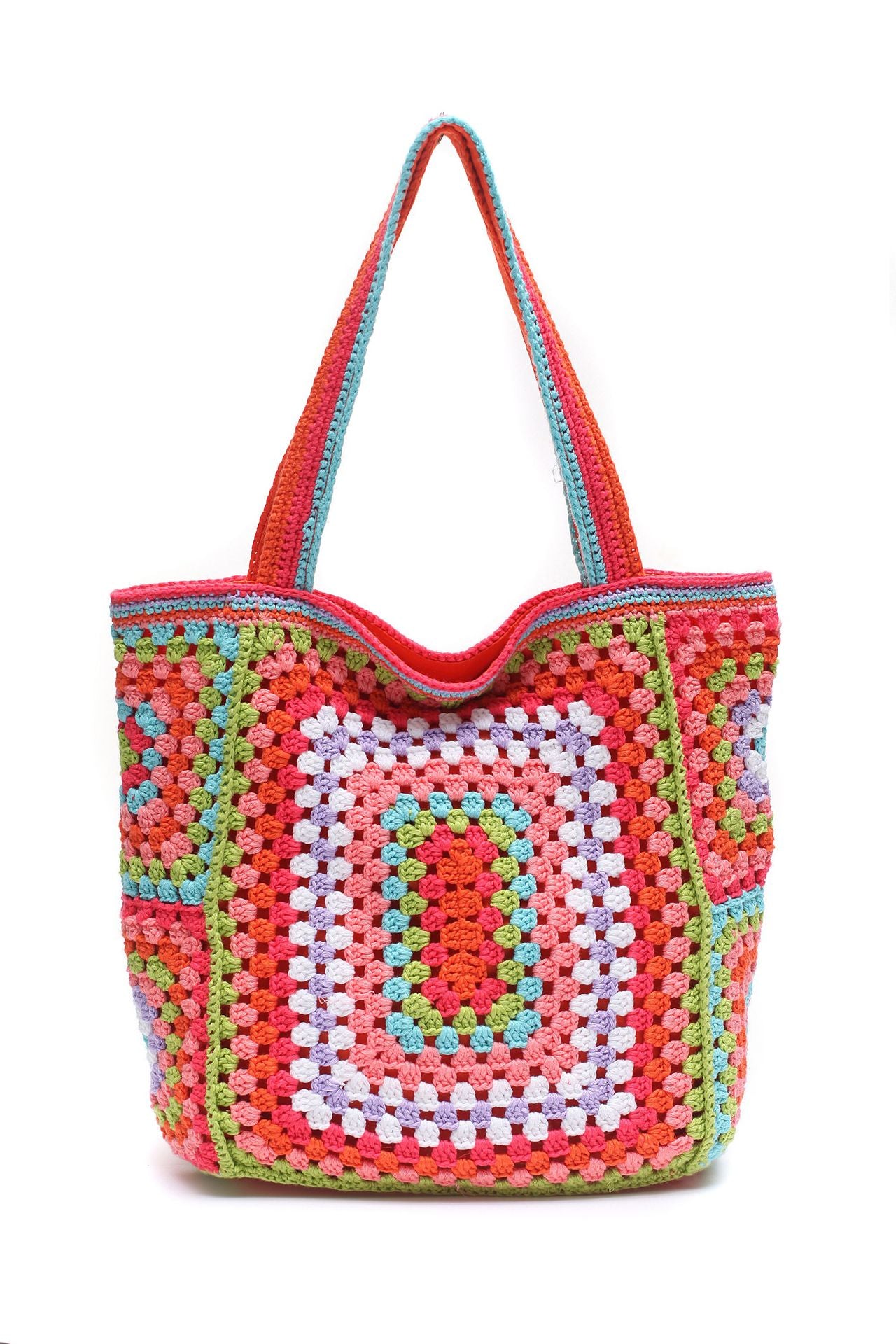 Boho Crochet Large Bag