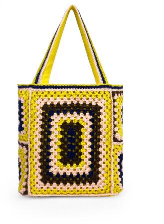 Boho Crochet Large Bag