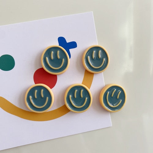 Smiley Face Refrigerator Magnets