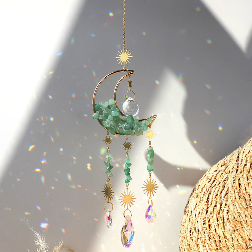 Moon Crystal Prism Sun Catcher