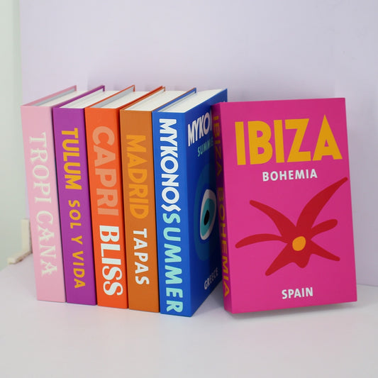 Holiday Destination Faux Books