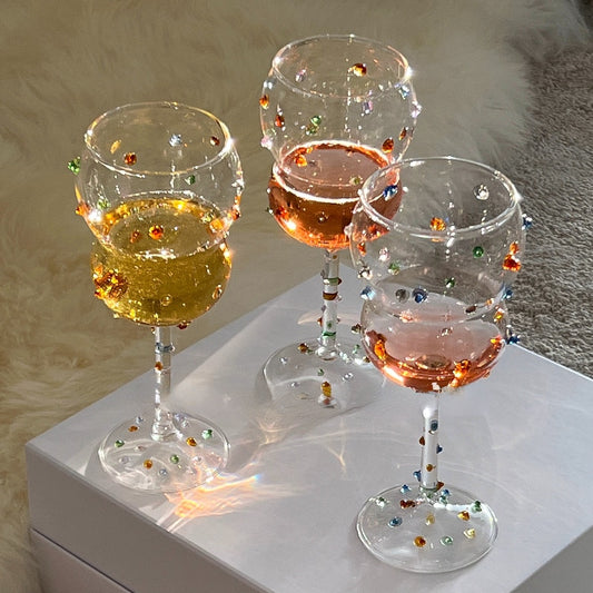 Colour Gem Wine Glass